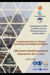 Cover Image of the 27.6 MD-4 Draft Analysis of Geotechnical and Geological Studies-Seismic Vulnerability_URP/RAJUK/S-5